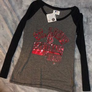 STL Cardinals long sleeve baseball tee